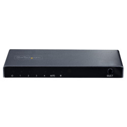 StarTech.com Switch HDMI 8K à 4 ports - Switch HDMI 2.1 4K 120Hz HDR10+, 8K 60Hz UHD - Commutateur/Switch HDMI 4 In 1 Out - Co