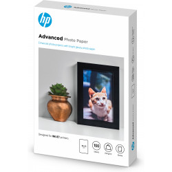 HP Papier brillant sans bordure Advanced (100 feuilles/10 x 15 cm)