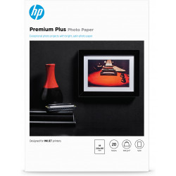 HP Papier photo semi-brillant Premium Plus - 20 feuilles/A4/210 x 297 mm