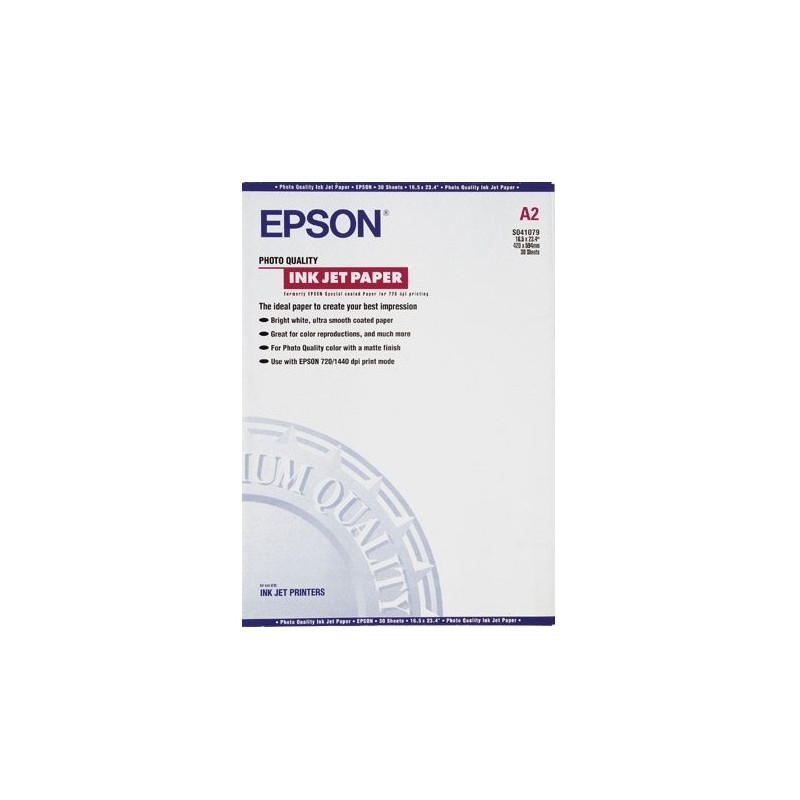 Epson Pap Couché Qual Photo A2 (30f./102g)