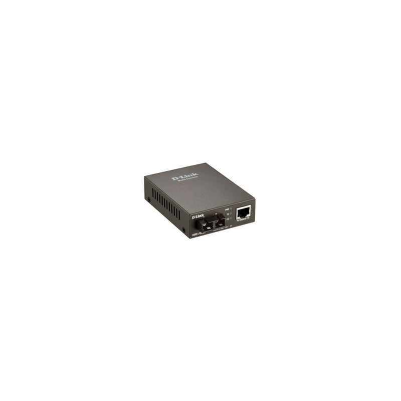 D-Link DMC-F02SC/E convertisseur de support réseau 100 Mbit/s Noir
