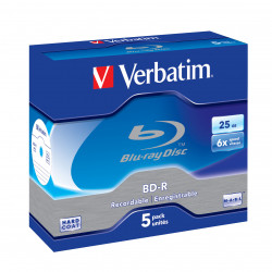 Verbatim 43715 disque vierge Blu-Ray BD-R 25 Go 5 pièce(s)