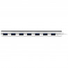 StarTech.com Hub USB à 7 Ports avec Ethernet, USB-A, Gigabit Ethernet/GbE, USB 5Gbps, Design Robuste, Alimentation par Bus, Hu