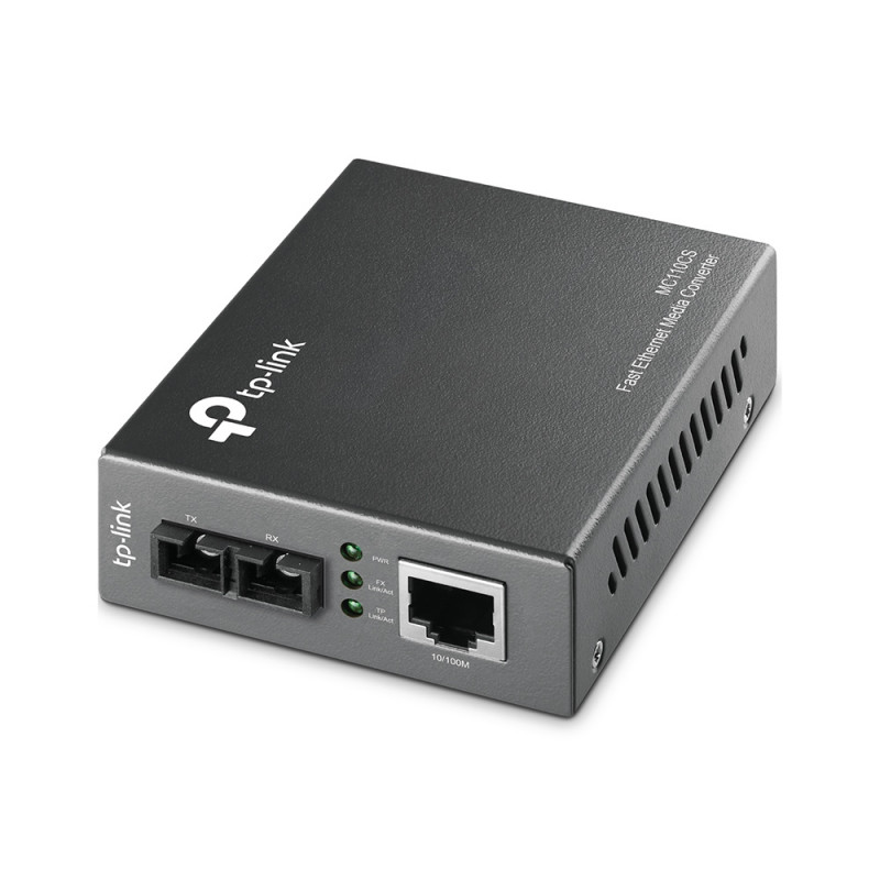 TP-Link MC110CS convertisseur de support réseau 1000 Mbit/s 1310 nm Noir