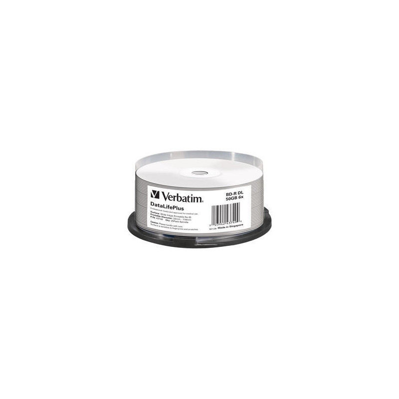 Verbatim DataLifePlus BD-R 50 Go 25 pièce(s)