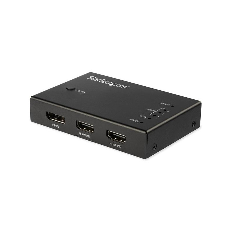 StarTech.com Switch commutateur HDMI 4K 60 Hz à 4 entrées - 3x HDMI 1x DisplayPort