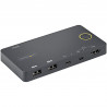 StarTech.com Switch KVM Hybride 2 Ports USB-A + HDMI & USB-C - Écran Unique HDMI 2.0 4K 60Hz - Commutateur KVM Compact HDMI De