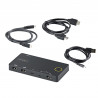 StarTech.com Switch KVM Hybride 2 Ports USB-A + HDMI & USB-C - Écran Unique HDMI 2.0 4K 60Hz - Commutateur KVM Compact HDMI De