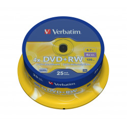 Verbatim DVD+RW Matt Silver...