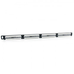 StarTech.com Tableau de connexion Cat5e 0,5U 24 ports - Tableau de connexion RJ45 Ethernet Cat5e 110 à montage en rack