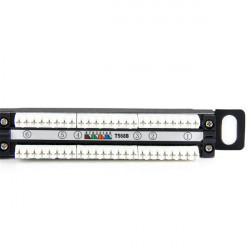 StarTech.com Tableau de connexion Cat5e 0,5U 24 ports - Tableau de connexion RJ45 Ethernet Cat5e 110 à montage en rack
