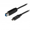 StarTech.com Câble USB-B vers USB-C de 1m, USB 10Gbps, Cordon de Données, USB 3.2 Gen 2, Câble de Transfert de Données USB-