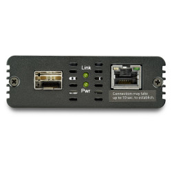 StarTech.com Convertisseur Fibre RJ45 10Gb Ethernet pour Réseaux Nbase-T 10Gbps - SFP vers RJ45 - Multigigabit Mono/Multimode 