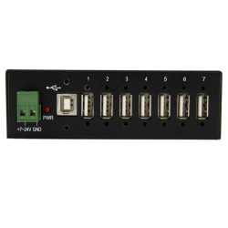 StarTech.com Robuste concentrateur industriel USB 7 ports, montable