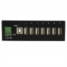 StarTech.com Robuste concentrateur industriel USB 7 ports, montable