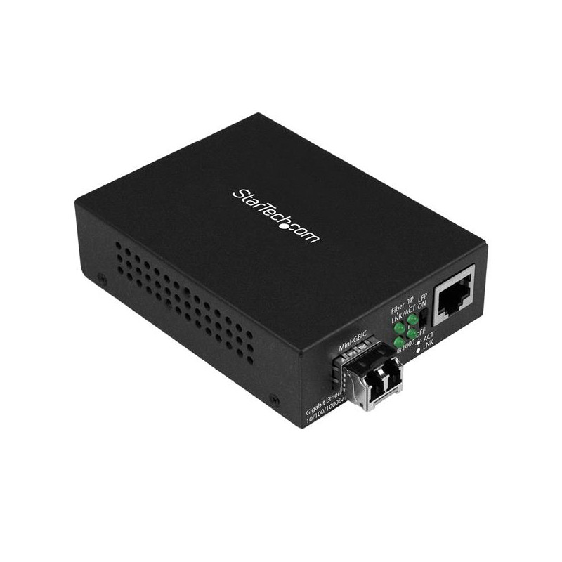 StarTech.com Convertisseur de média Gigabit Ethernet fibre optique compact - 850nm MM LC - 550 m