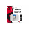 Kingston Technology MobileLite Duo 3C lecteur de carte mémoire USB 3.2 Gen 1 (3.1 Gen 1) Type-A/Type-C Bleu, Argent