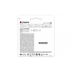 Kingston Technology MobileLite Duo 3C lecteur de carte mémoire USB 3.2 Gen 1 (3.1 Gen 1) Type-A/Type-C Bleu, Argent