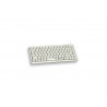 CHERRY G84-4100 COMPACT KEYBOARD Clavier filaire miniature, USB/PS2, gris clair, AZERTY - FR