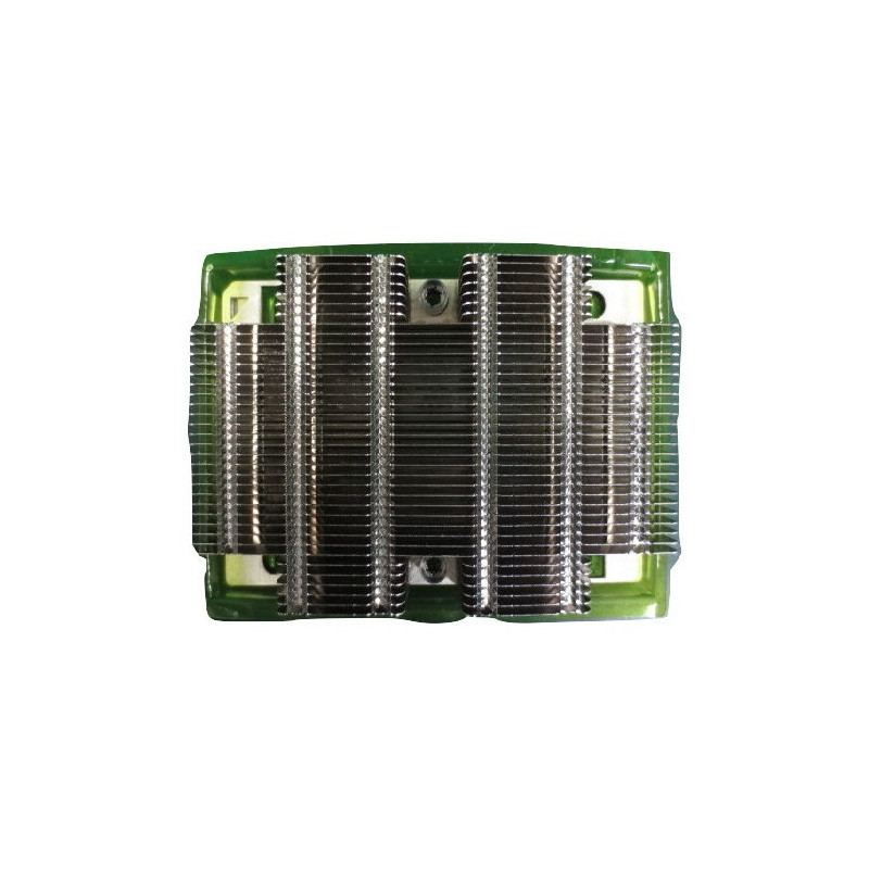 DELL 412-AAMF système de refroidissement d’ordinateur Processeur Dissipateur thermique/Radiateur Noir, Vert, Argent