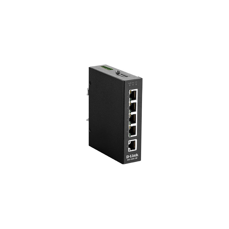 D-Link DIS‑100G‑5W Non-géré L2 Gigabit Ethernet (10/100/1000) Noir