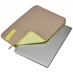Case Logic Reflect REFPC-113 Plaza Taupe/Sun-Lime 33,8 cm (13.3") Housse