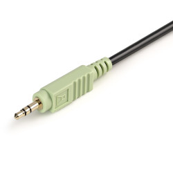 StarTech.com Câble KVM de 1.80m USB DVI 4 en 1 avec Prises Audio et Micro