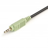 StarTech.com Câble KVM de 1.80m USB DVI 4 en 1 avec Prises Audio et Micro
