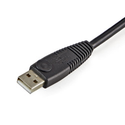 StarTech.com Câble KVM de 1.80m USB DVI 4 en 1 avec Prises Audio et Micro
