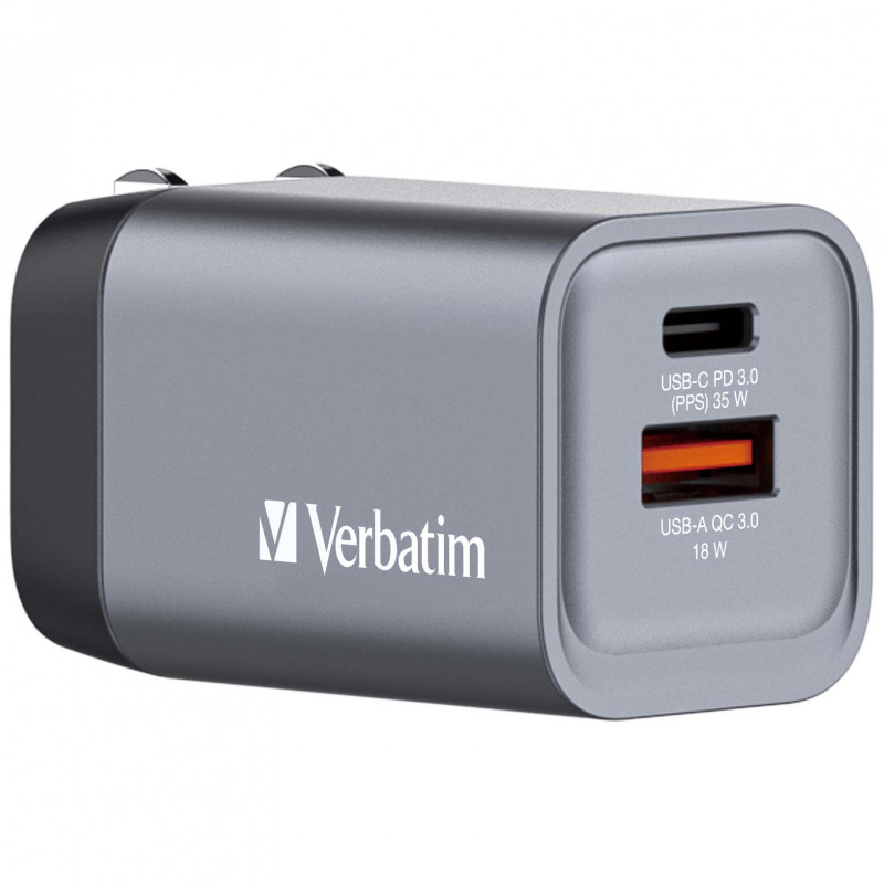 Verbatim GNC-35 Universel Noir, Gris Secteur Charge rapide Intérieure