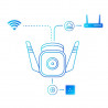 TP-Link Tapo TC65 caméra de sécurité Bullet (shape) Caméra de sécurité IP Extérieure 2304 x 1296 pixels Plafond/mur