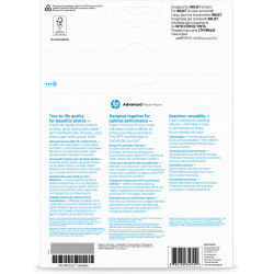 HP Papier photo Advanced brillant (25 feuilles/A4/210 x 297 mm)