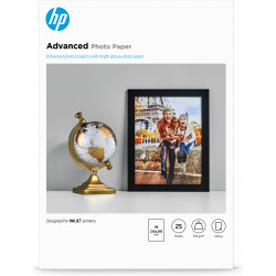 HP Papier photo Advanced brillant (25 feuilles/A4/210 x 297 mm)