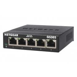 NETGEAR GS305 Non-géré L2 Gigabit Ethernet (10/100/1000) Noir