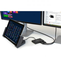 StarTech.com Répartiteur DisplayPort 1.2 à 4 ports, Adaptateur Multi-Moniteur DisplayPort vers 4x DP, Hub MST pour Ordinateur