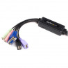StarTech.com Câble Commutateur KVM 2 Ports VGA, USB et Audio - Switch KVM - 2048x1536