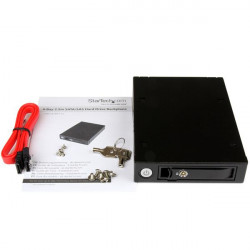 StarTech.com Backplane pour disque dur SAS/SATA de 2,5" - Rack mobile HDD / SSD avec échange à chaud