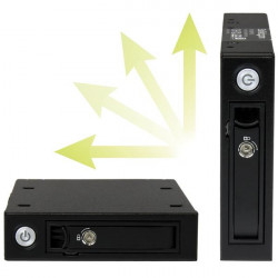 StarTech.com Backplane pour disque dur SAS/SATA de 2,5" - Rack mobile HDD / SSD avec échange à chaud