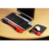 Kensington Tapis de souris Duo Gel coloris rouge/gris foncé