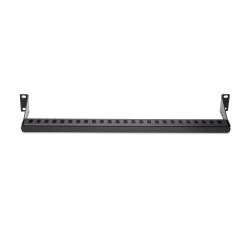 StarTech.com Guide-Câbles Montable en Rack 1U avec Profondeur Réglable, Support de Câbles pour Racks/Armoires 19", Barre de 