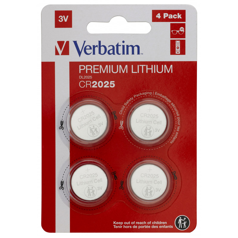 Verbatim CR2025 Batterie à usage unique Lithium