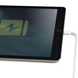 StarTech.com Câble USB-A vers Lightning Blanc Robuste 30cm - Câble de Charge/Synchronisation de Type A vers Lightning en Fibr