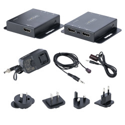 StarTech.com Rallonge HDMI Cat6/Cat5 - Extendeur HDMI/Vidéo 4K30Hz/39m ou 1080p/70m - Prolongateur HDMI sur Ethernet/RJ45 - Ex