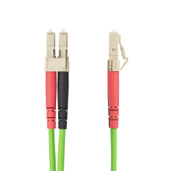 StarTech.com Câble Fibre Optique Multimode OM5 LC à LC (UPC) de 2m, Cordon/Jarretière/Connecteur Fibre Optique 50/125µm Dup