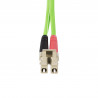 StarTech.com Câble Fibre Optique Multimode OM5 LC à LC (UPC) de 2m, Cordon/Jarretière/Connecteur Fibre Optique 50/125µm Dup