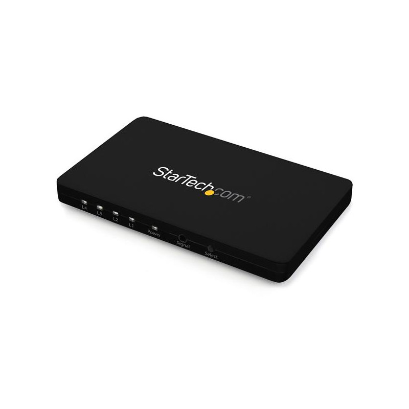 StarTech.com Switch HDMI automatique à 4 ports avec boîtier en aluminium et support MHL - Commutateur HDMI 4x1 - 4K 30Hz
