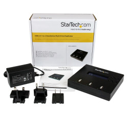 StarTech.com Duplicateur et Effaceur Autonome de 1 à 2 clés USB, Copieur de Plusieurs Clés USB, Copie Système et Fichier et