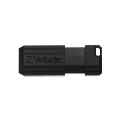 Verbatim Micro-clé USBPinStripe de 16 Go - noire