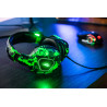 SureFire Skirmish Casque Avec fil Arceau Jouer USB Type-A Noir, Camouflage, Vert