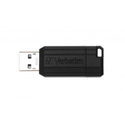 Verbatim Micro-clé USBPinStripe de 128 Go - noire